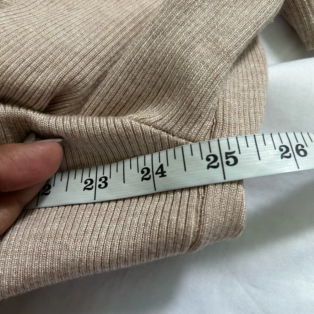 ASTR Elegant Beige Midi Dress - Picture 7 of 8